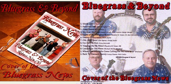 Cover of the Bluegrass News CD Cover picture
